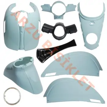 KAPORTA SET [BOYALI AKSAM] [MAVİ] - KUBA BLUEBERRY