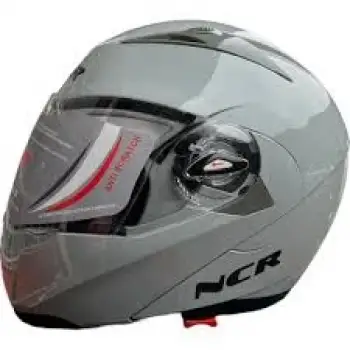 MOTOR KASK ÇENE AÇILIR GÖZLÜKLÜ NCR - 158 COOL GRİ