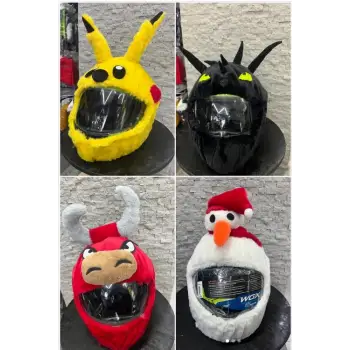 PELUŞ KASK KILIFI