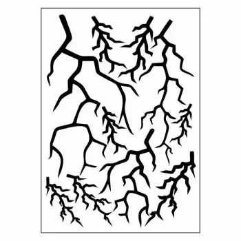 A4 STİCKER 130 TEK PAKET ÇOKLU STİCKER ŞİMŞEK SİYAH