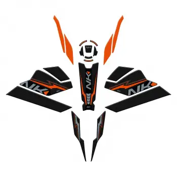 GP KOMPOZİT CF MOTO 250 NK 2023 -2024 UYUMLU FULL PAD SETİ TURUNCU