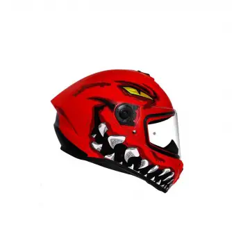 AXXIS DRAKEN S FORZA B4 KASK MAT KIRMIZI