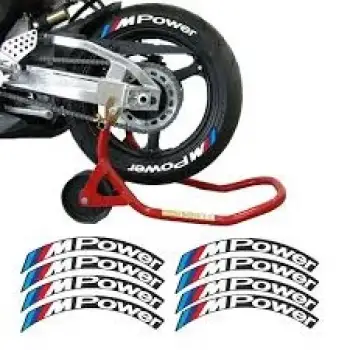 M POWER 3D LASTİK YAZISI + YAPIŞTIRICI