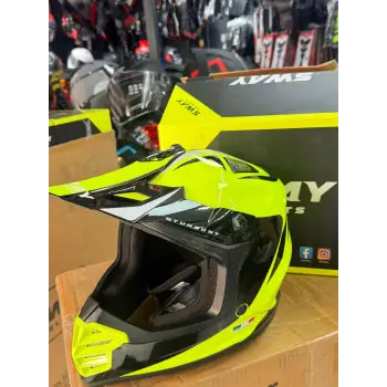 PRO HELMETS SY118 Full Face Çocuk Kask DINO BLUE SARI
