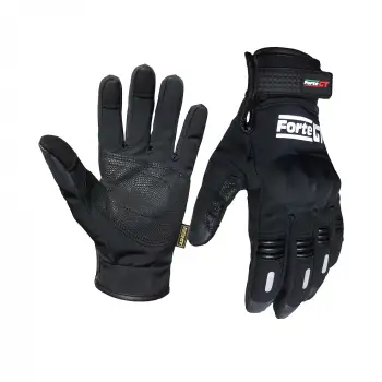 FORTE GT 07 Softshell Eldiven SİYAH