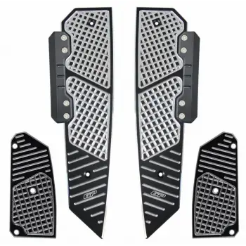 GP KOMPOZİT HONDA FORZA 250 2018-2025 UYUMLU BASAMAK ALÜMİNYUM GRİ