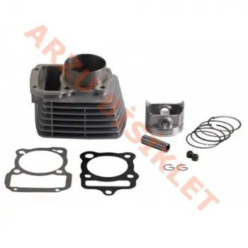 SİLİNDİR KOMPLE 15 PERNO 250cc CG [65,5 mm] [BOY : 76 mm] [YÜKSEK PETEK]