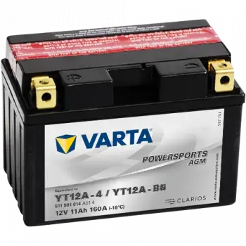 VARTA 12-11 YATIK  AGM YT12A-BS 12V11Ah 160A AKÜ