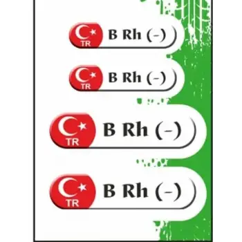 KAN GURUBU BEYAZ DÖRTLÜ ETİKET BRH+