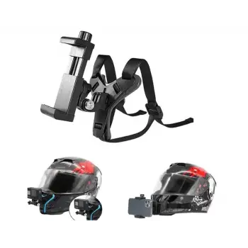 KASK TELEFON TUTUCU ALT ÇENE BAĞLATILI MODEL