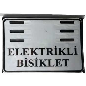 PLASTİK PLAKALIK E BİKE