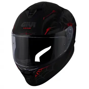 GIVI 50.X ARACHNO MAT SİYAH-KIRMIZI KASK MAT SİYAH - KIRMIZI