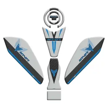 YAMAHA MT 07 2025 UYUMLU TANK PAD BEYAZ