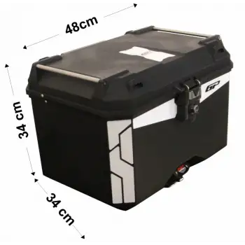 GP KOMPOZİT UNİVERSAL 45 LT PLASTİK SİYAH MOTOSİKLET ÇANTASI