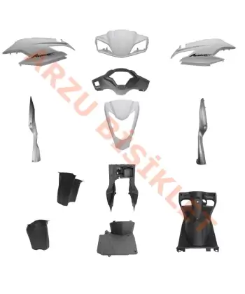 KAPORTA SET FUL [BEYAZ] [YENİ MODEL] HONDA ACTIVA S