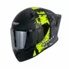 SWAY 869 SNATCH KASK BLACK YELLOW SİYAH - NEON SARI