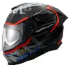NEXX Y.100R URBANGRAM KASK MAT SİYAH - KIRMIZI