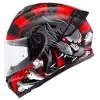 GIVI 50.X WILD MAT SİYAH-KIRMIZI KASK MAT SİYAH - KIRMIZI