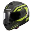 LS2 STROBE 2 PHANTOM MAT TITANIUM-NEON SARI KASK MAT TITANIUM - NEON SARI
