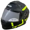 NERO ÇENE AÇILIR KASK 912 MAT SİYAH - SARI A3 MAT SİYAH - NEON SARI