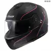 LS2 STROBE 2 KASK MAT SİYAH - PEMBE