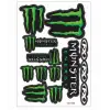 A4 STİCKER TEK PAKET ÇOKLU MONSTER YEŞİL
