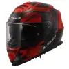 LS2 STORM 2 TRACKER KASK SİYAH - KIRMIZI