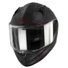 GIVI 50.7 PHOBIA KASK MAT SİYAH - KIRMIZI