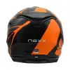 NEXX Y.100 B-SIDE KASK MAT SİYAH - TURUNCU