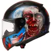 LS2 RAPID 2 ZOMBIE KASK SİYAH - KIRMIZI