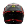 NEXX Y.100R URBANGRAM KASK MAT SİYAH - KIRMIZI