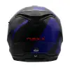 NEXX Y.100 B-SIDE KASK MAT SİYAH - NAVY MAVİ