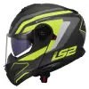 LS2 STROBE 2 PHANTOM MAT TITANIUM-NEON SARI KASK MAT TITANIUM - NEON SARI