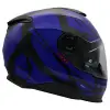 NEXX Y.100 B-SIDE KASK MAT SİYAH - NAVY MAVİ
