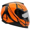 NEXX Y.100 B-SIDE KASK MAT SİYAH - TURUNCU
