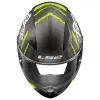 LS2 RAPID 2 RAVEN KASK MAT SİYAH - GRİ - NEON SARI