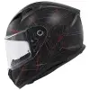 GIVI 50.7 PHOBIA KASK MAT SİYAH - KIRMIZI