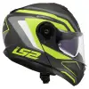 LS2 STROBE 2 PHANTOM MAT TITANIUM-NEON SARI KASK MAT TITANIUM - NEON SARI