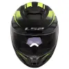 LS2 STREAM 2 FURY KASK MAT SİYAH - GRİ - NEON SARI