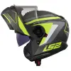 LS2 STROBE 2 PHANTOM MAT TITANIUM-NEON SARI KASK MAT TITANIUM - NEON SARI