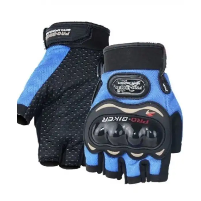 MOTOSİKLET ELDİVEN KORUMALI MODEL PARMAKSIZ [L-XL]