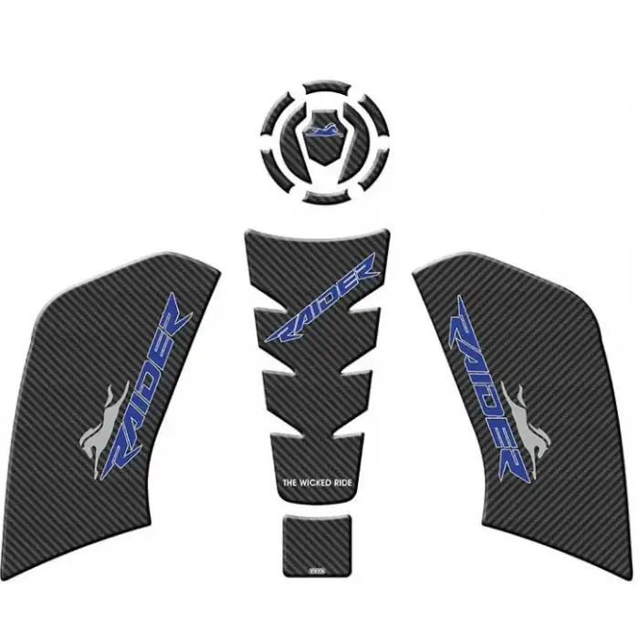 TVS RAIDER 125 2023-2024 UYUMLU TANK PAD SET
