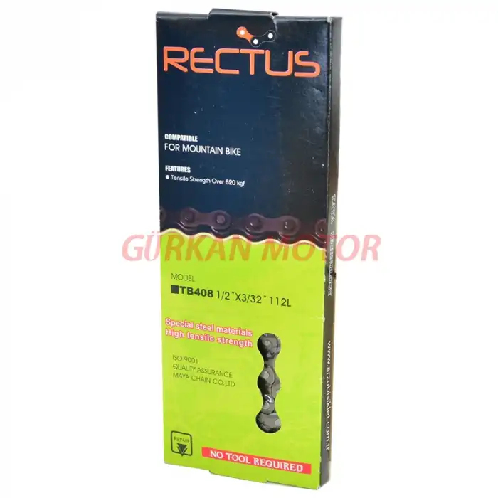 MTB ZİNCİR RECTUS [112 LİNK-116 LİNK] KUTULU