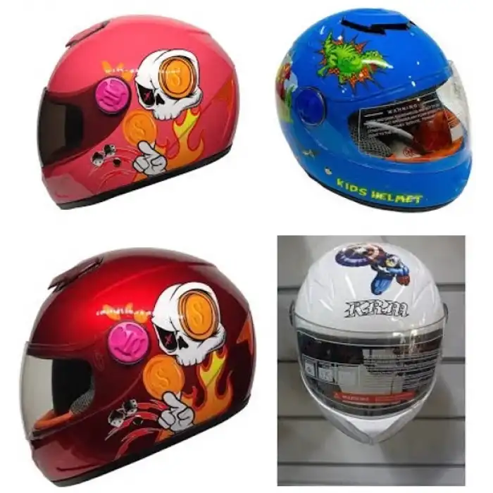 ÇOCUK KASKI KAPALI MAVİ