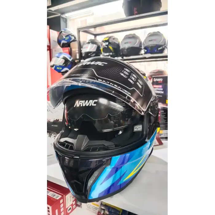 ARWİC AR939 PRO BLUE FULL FACE KASK MAVİ