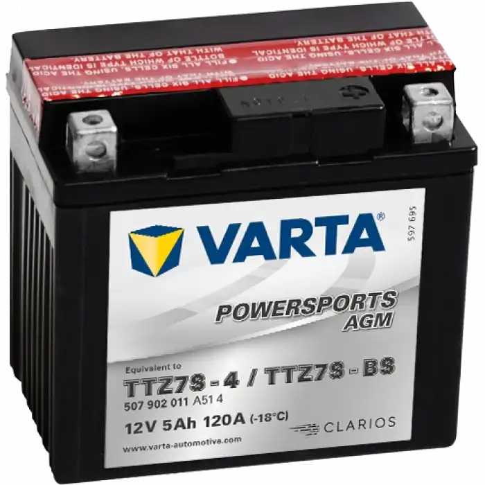 VARTA 12-5 KISA TTZ7S-BS 12V5Ah 120A AKÜ