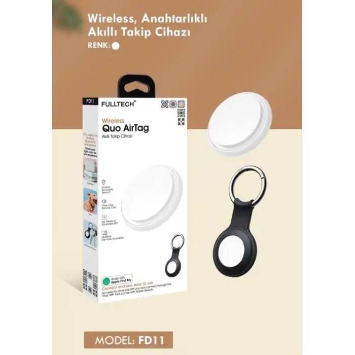 WİRELESS , ANAHTARLIKLI AKILLI TAKİP CİHAZI ( QUO AİRTAG )