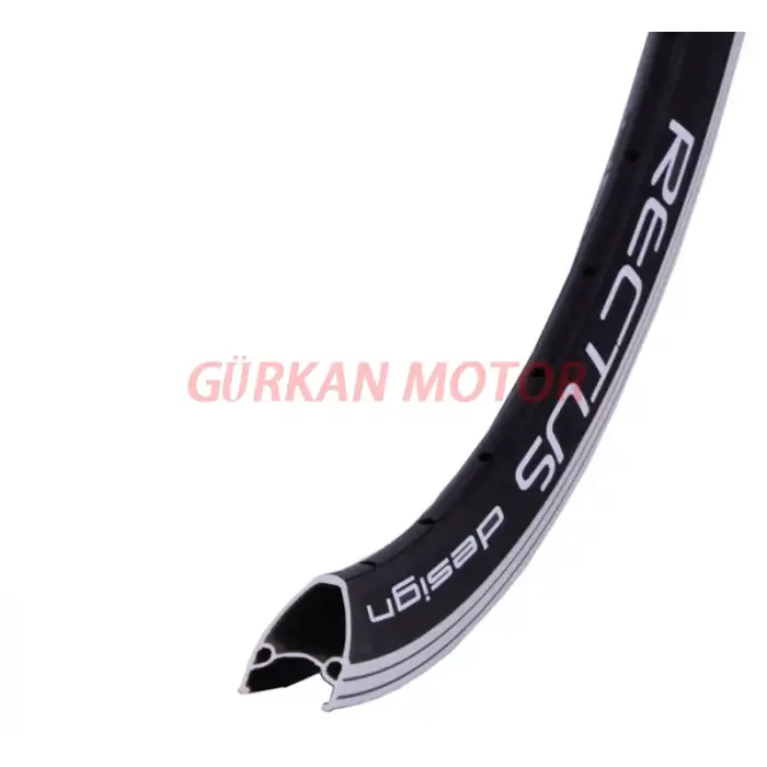 26 ALÜMİNYUM JANT ÇİFT KATLI SİYAH RECTUS