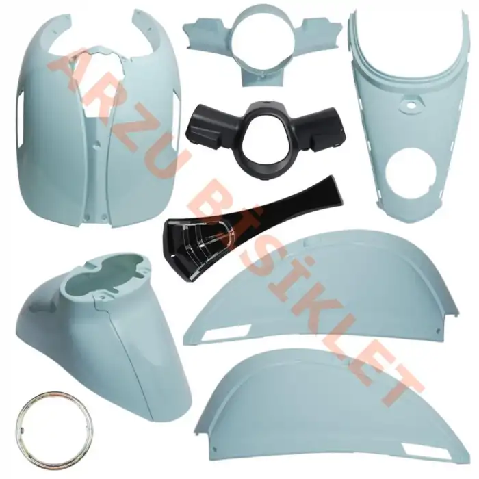 KAPORTA SET [BOYALI AKSAM] [MAVİ] - KUBA BLUEBERRY