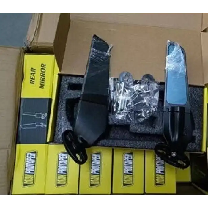 AYNA [MODİFİYE] ÇİFT VİDA H3297 MAVİ CAMLI UZUN H2R